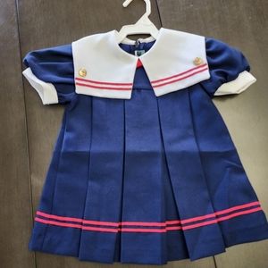 Vintage Wonderland Fashions Sailor Dress Size 2T